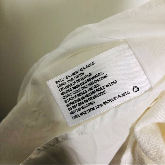 NWT Lisa Marie Fernandez Ric Rac Flowy Dress M L Medium Large White Pink Yellow - Picture 7 of 7